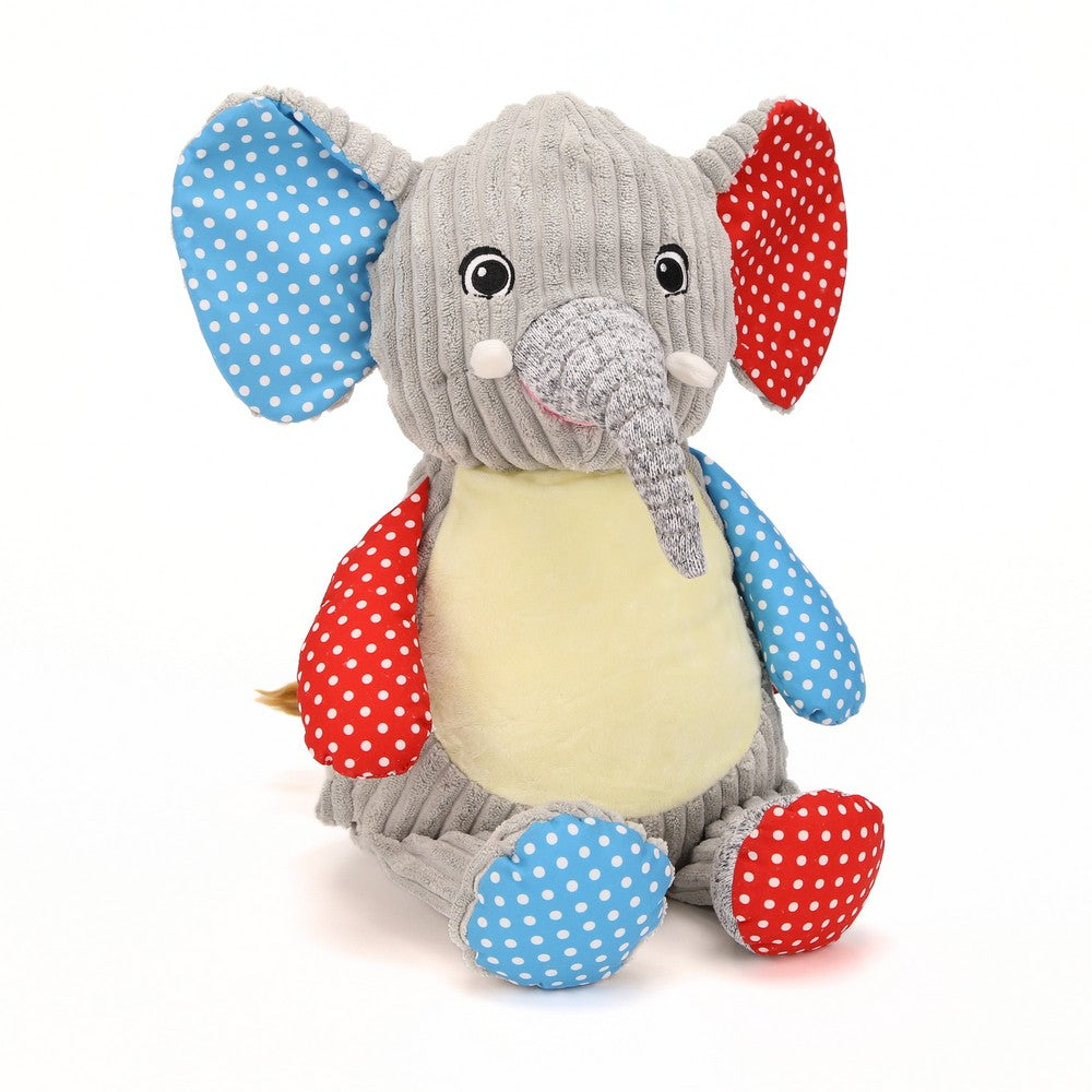 Elly Razzleberry elephant- personalized stuffed animal