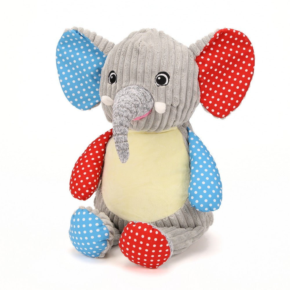 Elly Razzleberry elephant- personalized stuffed animal