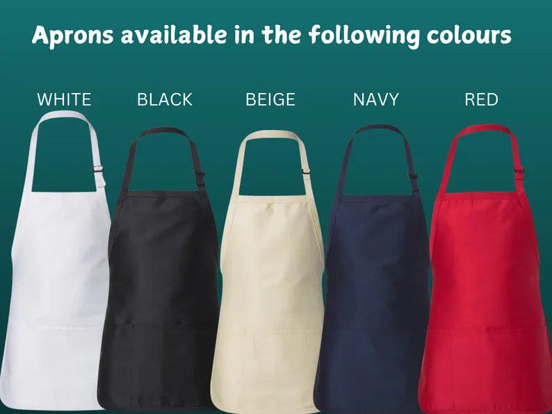 "Christmas Calories Don't Count" Embroidered Christmas Apron