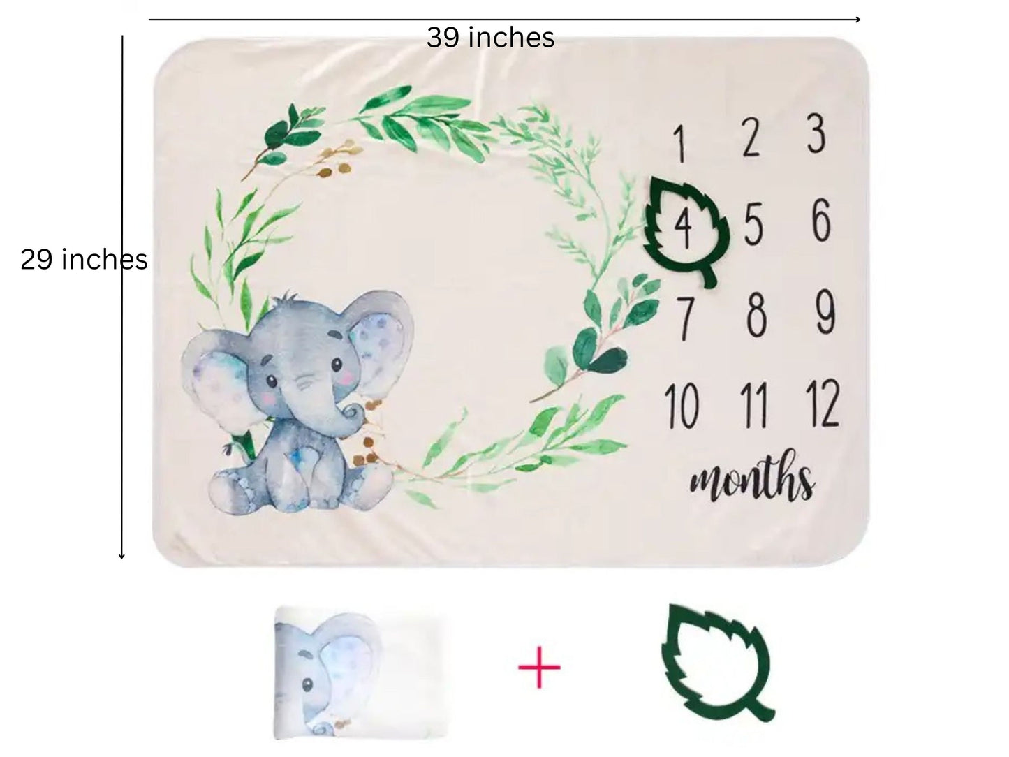 Baby Milestone Photo Blanket
