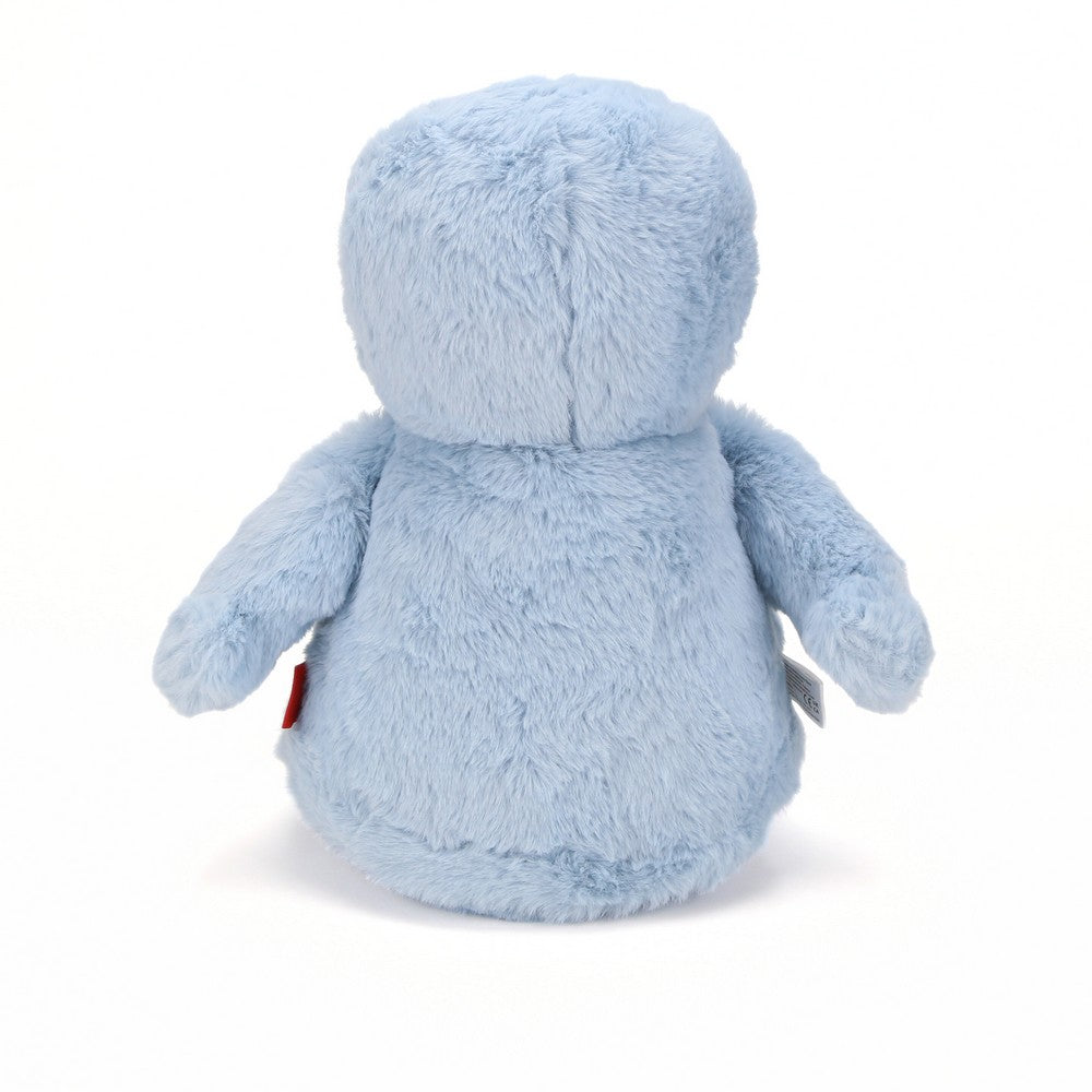 "Wooly Wobble" Blue Penguin - personalized stuffed animal