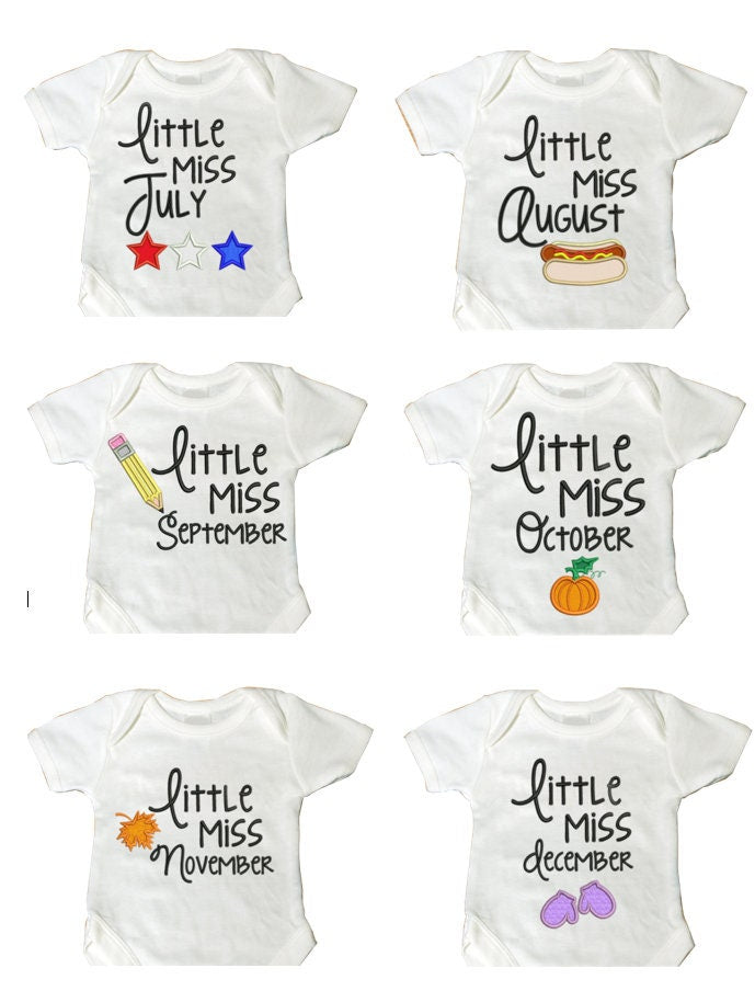 Little miss custom embroidered outfit