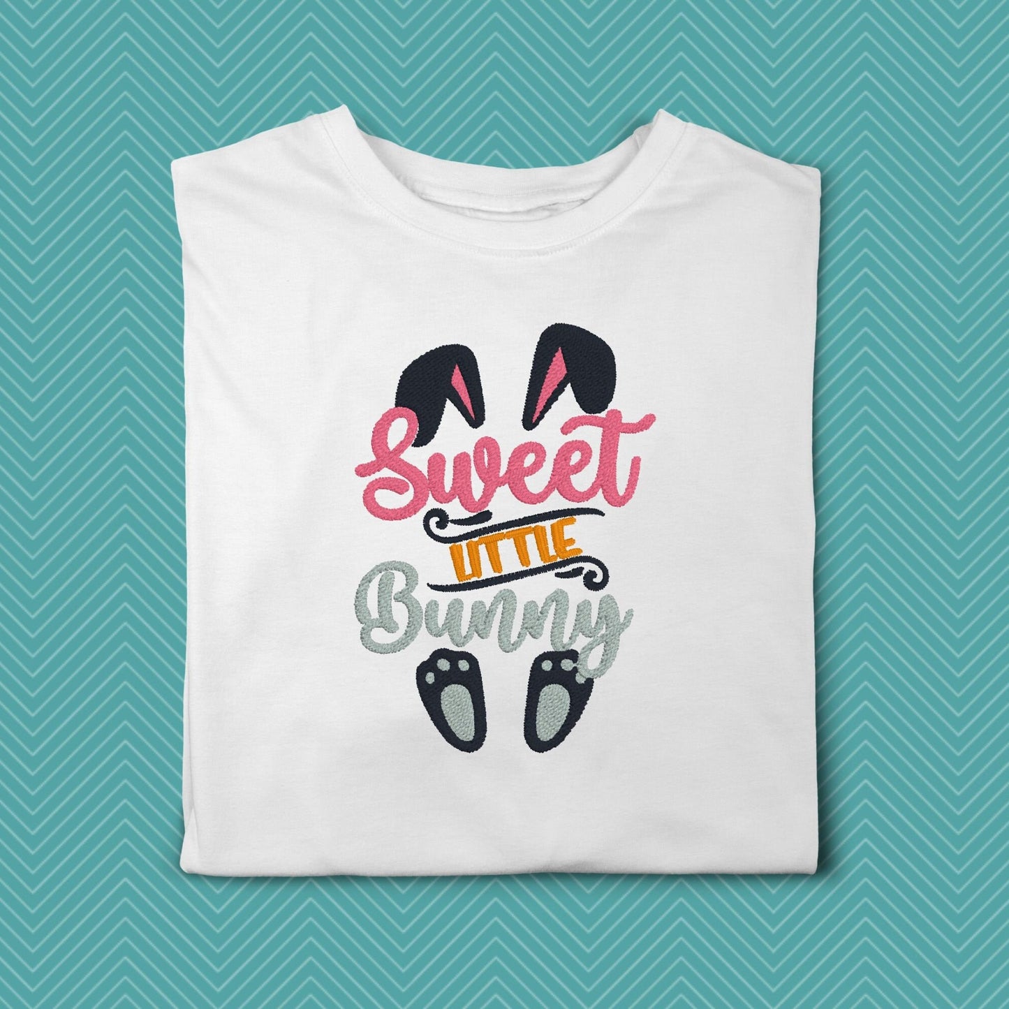 Sweet Little Bunny Embroidered Easter Outfit