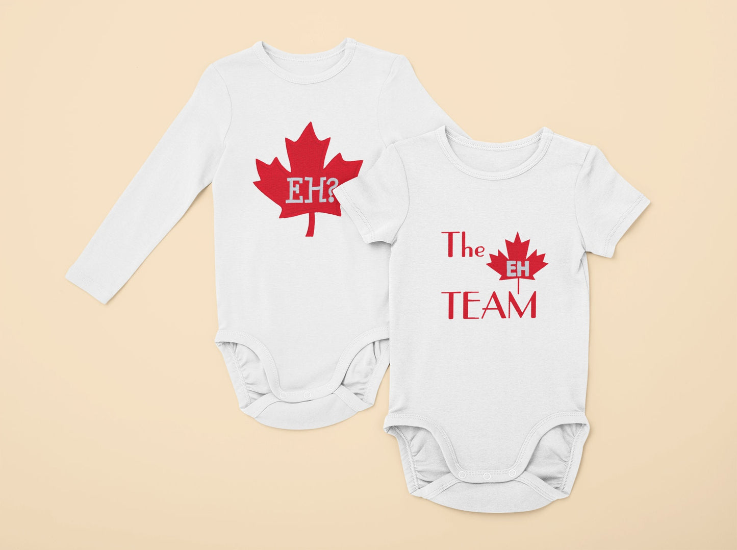 Canada Day embroidered baby onesie/toddler/youth t-shirt