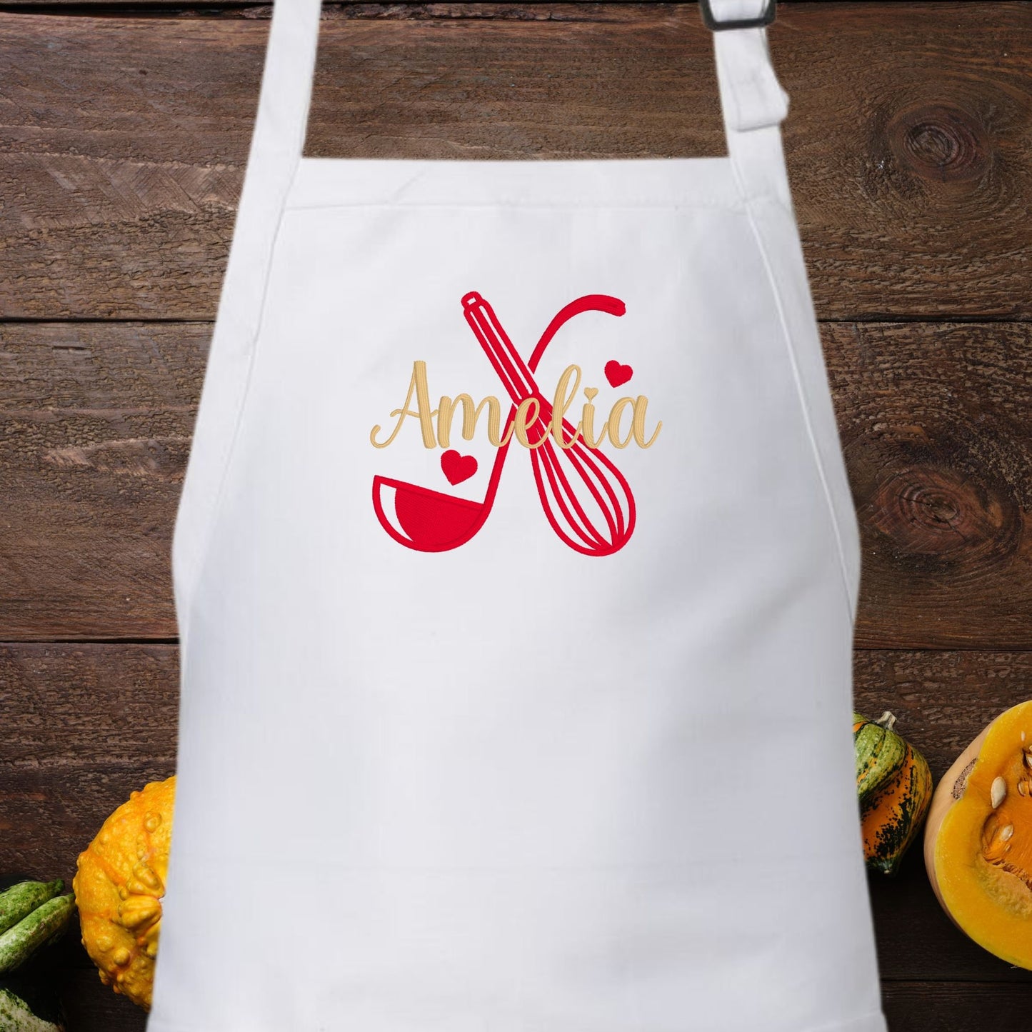 Personalized Embroidered Kitchen Apron