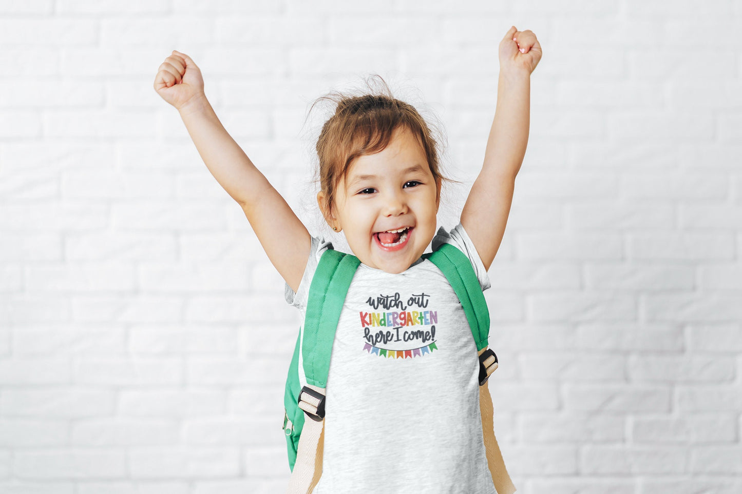 Watch Out Kindergarten Embroidered T-shirt