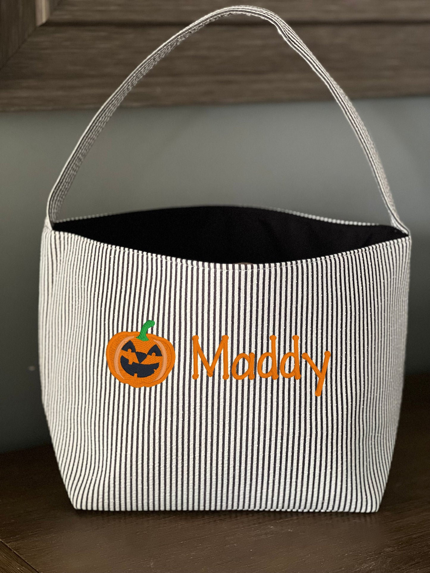 Personalized Halloween Basket