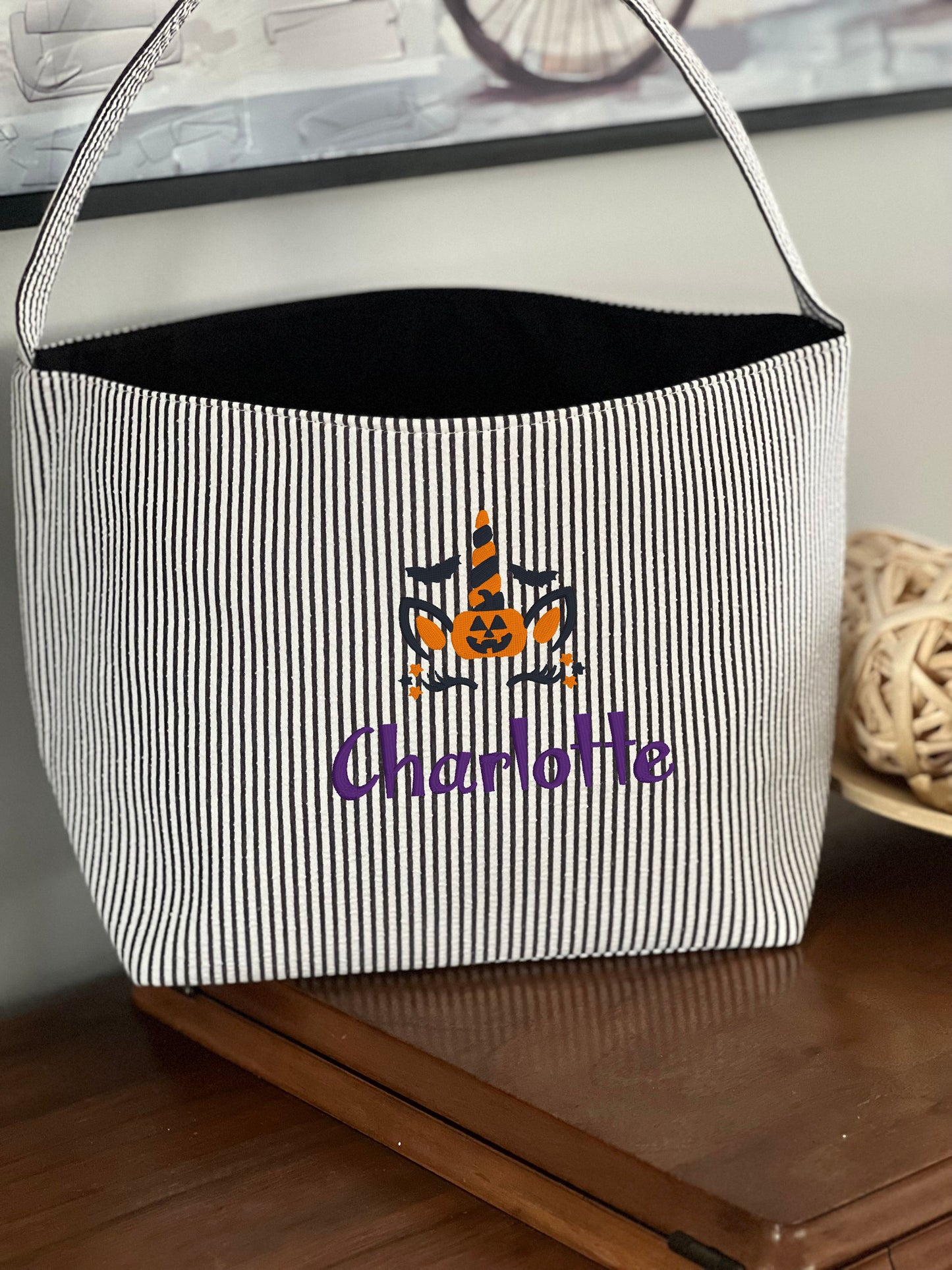Personalized Halloween Basket