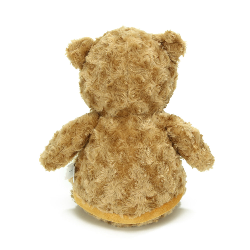 "Snickerbear" brown bear - personalized stuffed animal