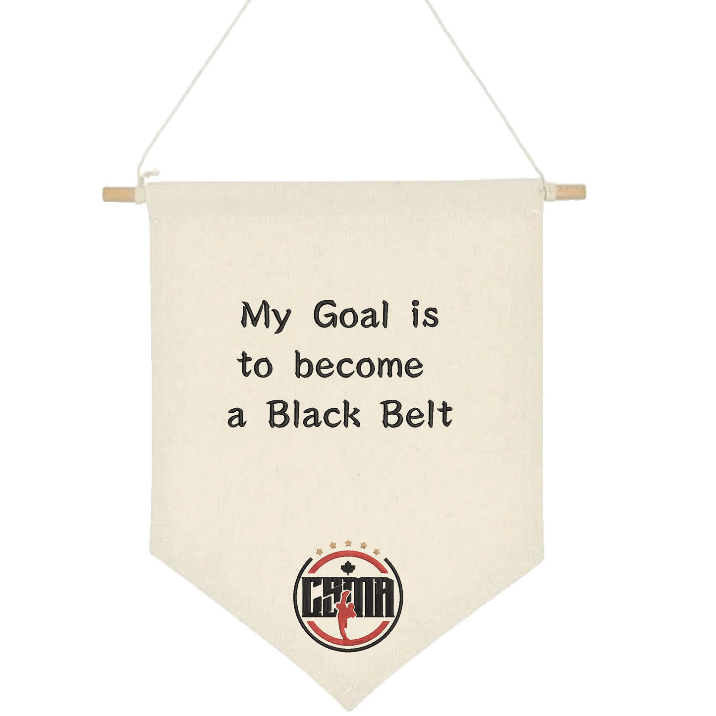 CSMA Pennant Banner - Black Belt Goal
