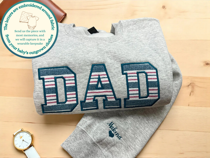 Dad Baby Bodysuit Keepsake Sweatshirt