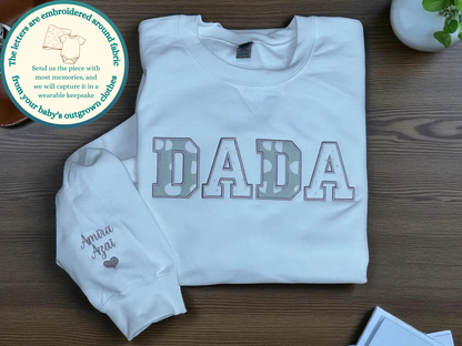 Dad Baby Bodysuit Keepsake Sweatshirt