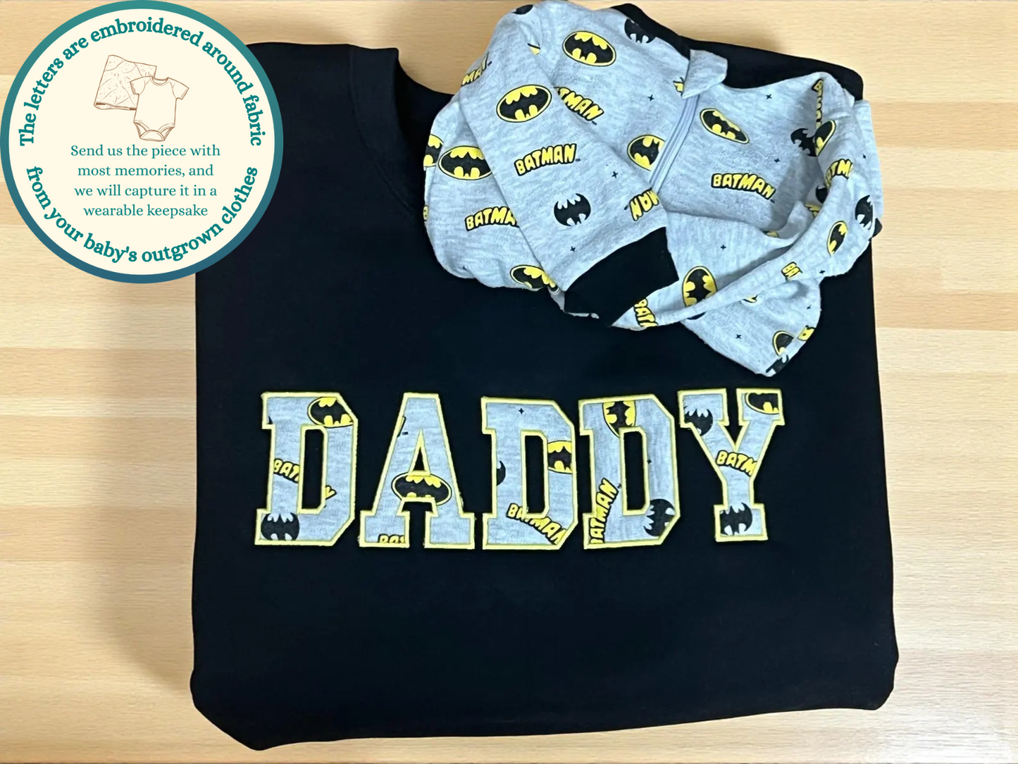 Dad Baby Bodysuit Keepsake Sweatshirt