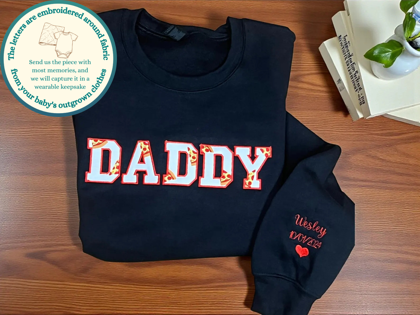 Dad Baby Bodysuit Keepsake Sweatshirt