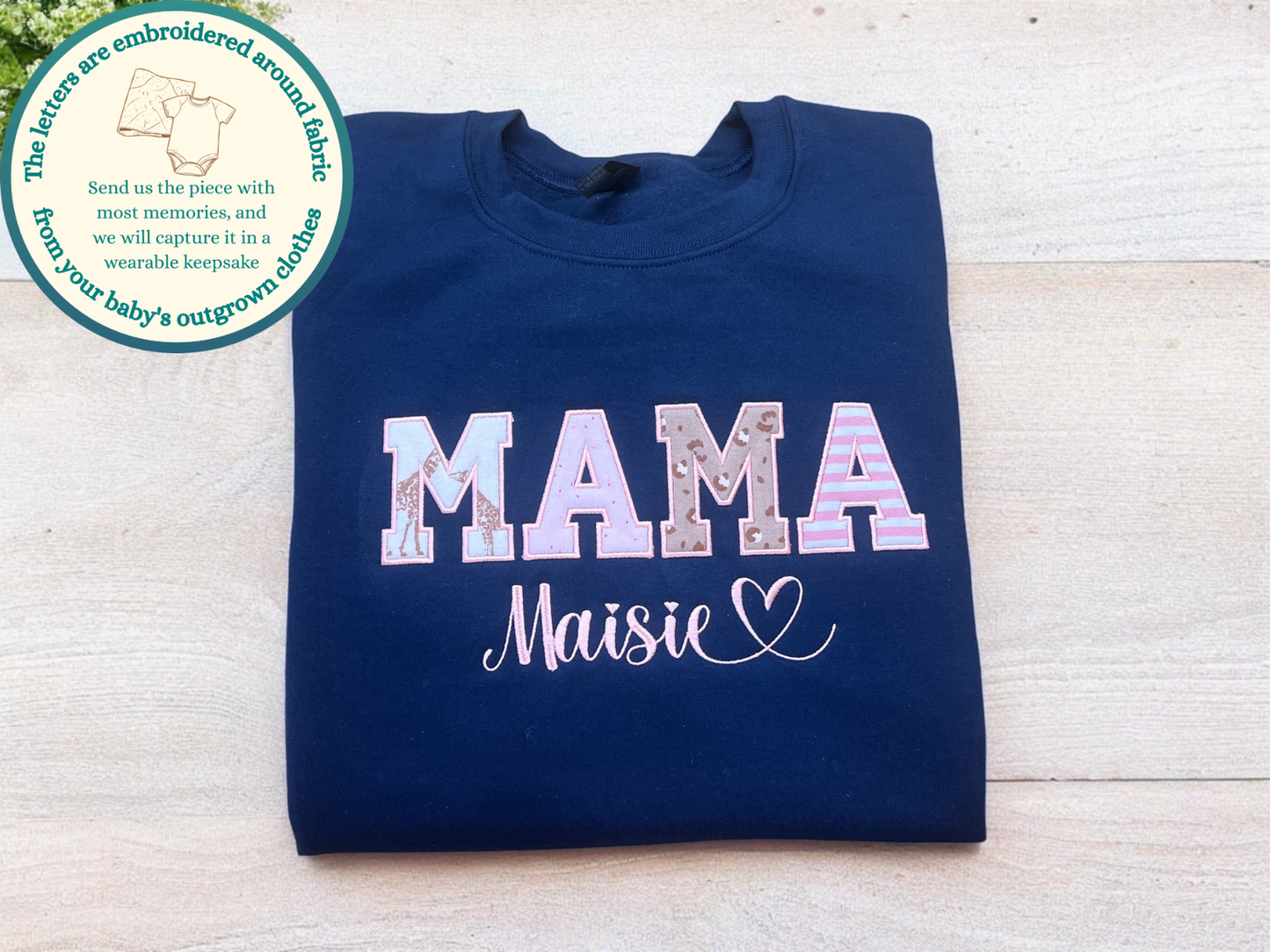 Mama Baby Bodysuit Keepsake Sweatshirt