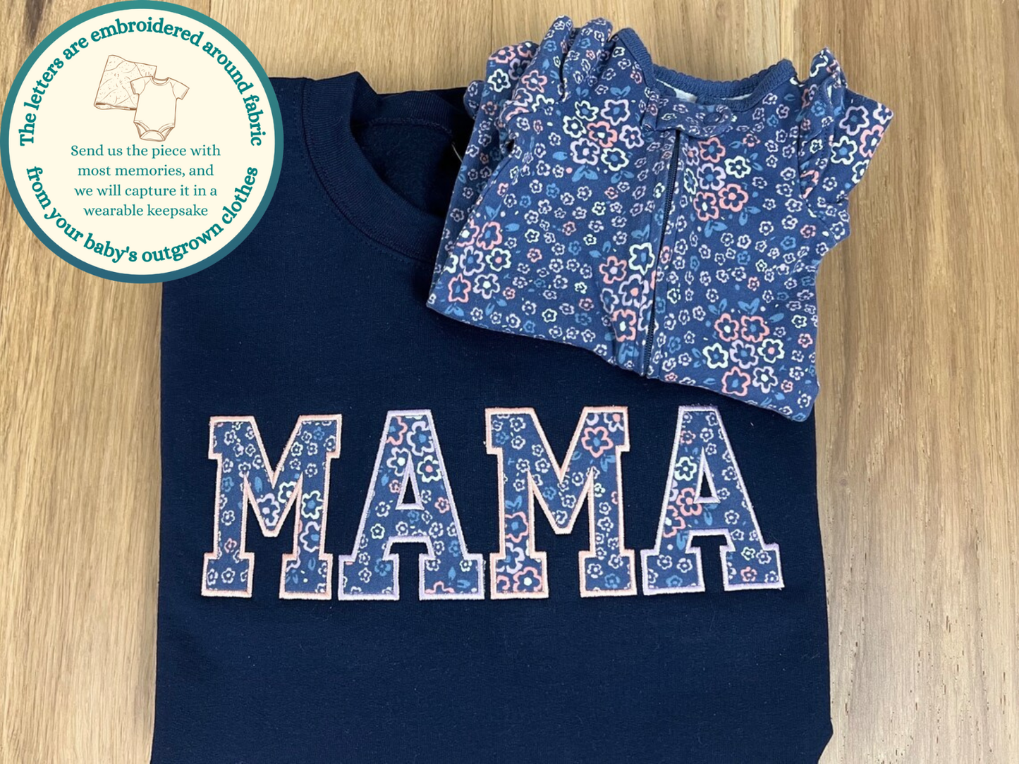 Mama Baby Bodysuit Keepsake Sweatshirt
