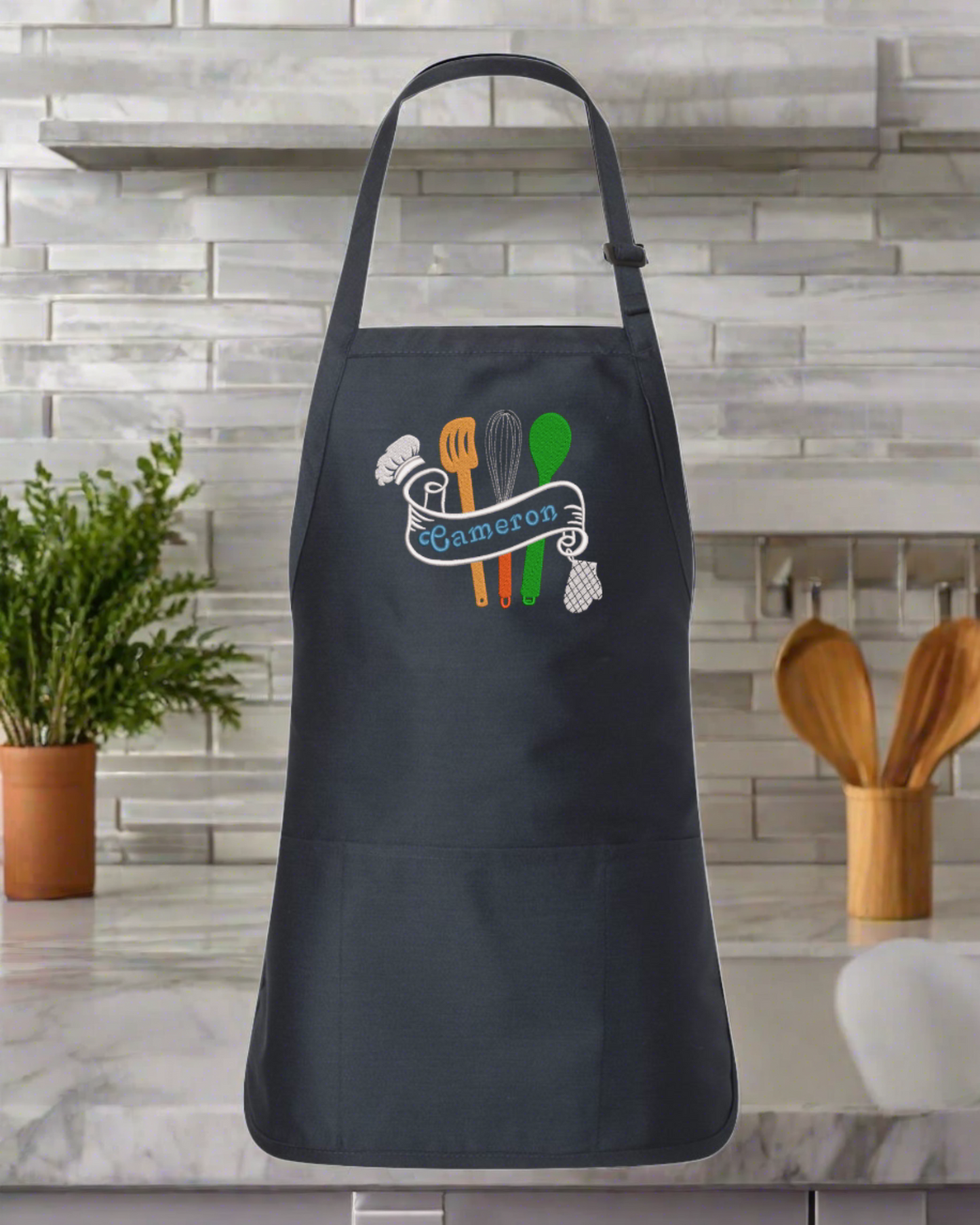 Personalized Embroidered Apron