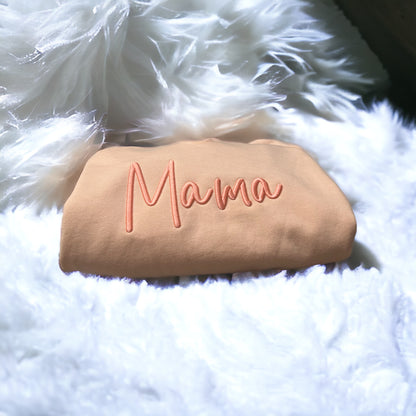 Mama - 3D Puff Embroidery Sweatshirt