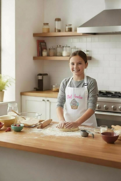 Kids’ Personalized Craft & Cooking Apron