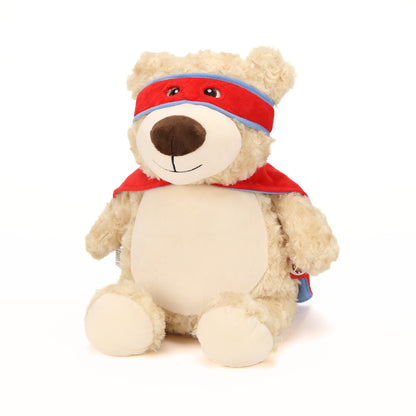 Captain Cuddles, the Super Bear - personalized stuffed animal