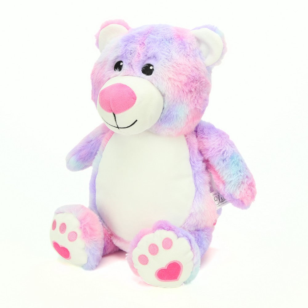 "Bubbles the bear" - personalized stuffed animal