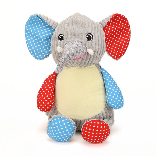 Elly Razzleberry elephant- personalized stuffed animal