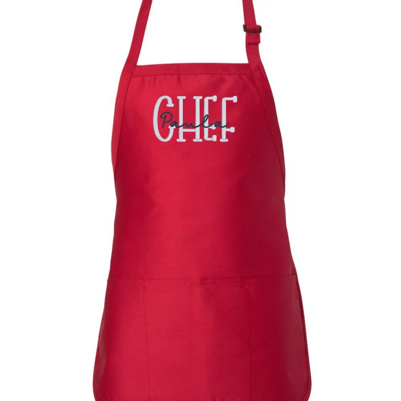 Chef Personalized Embroidered Apron