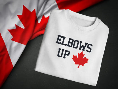 Elbows Up Canada sweatshirt