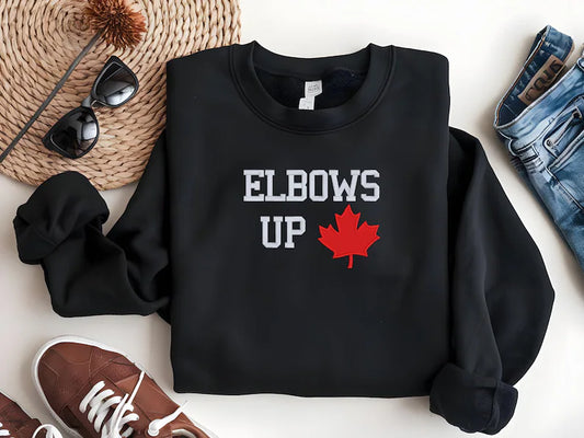 Elbows Up Canada sweatshirt