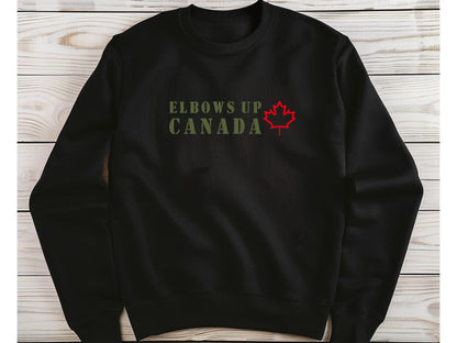 Elbows Up embroidered sweatshirt