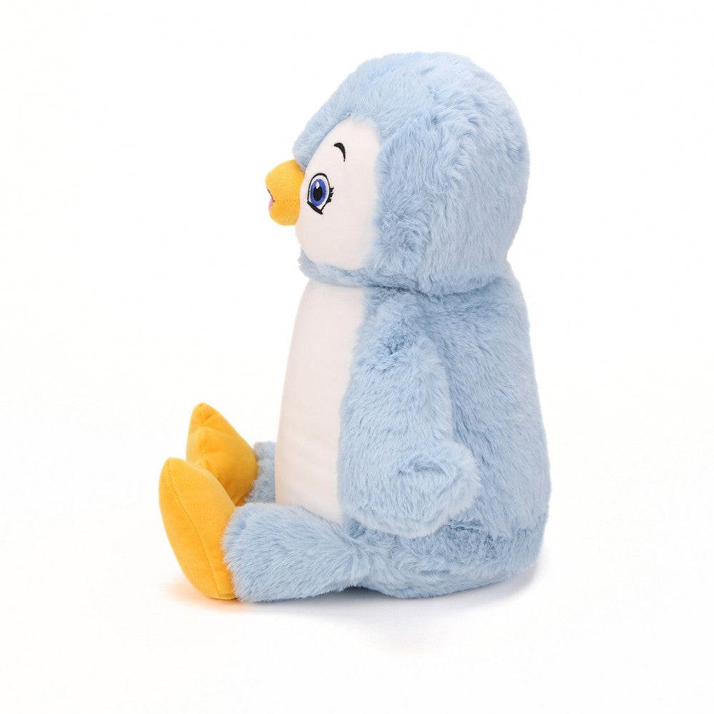 "Wooly Wobble" Blue Penguin - personalized stuffed animal