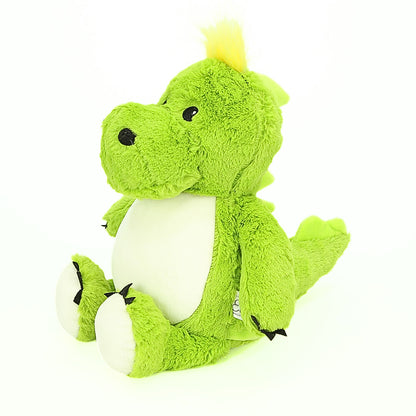 "Dazzling Greenosaur" dino - personalized stuffed animal