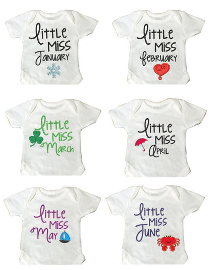 Little miss custom embroidered outfit