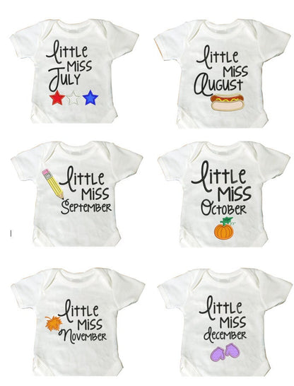 Little miss custom embroidered outfit