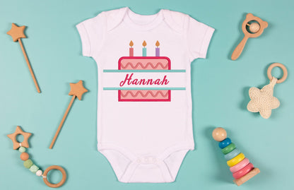 Birthday Cake Shirt with Name