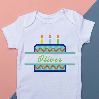 Birthday Cake Shirt with Name