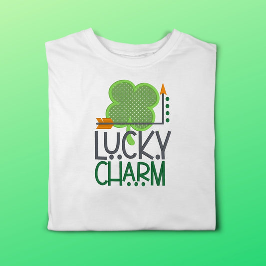 Lucky charm St. Patrick's Day Embroidered Kids T-Shirt