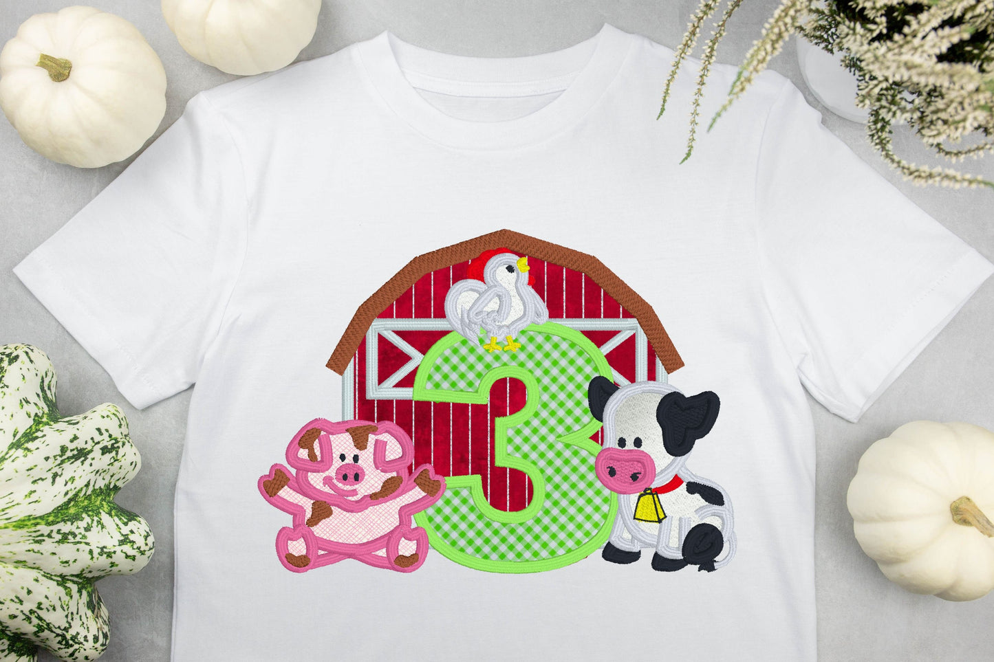 Farm Animals Birthday Shirt