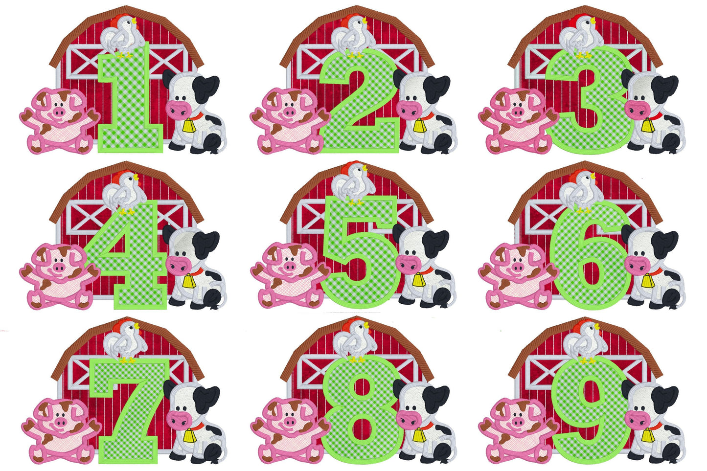 Farm Animals Birthday Shirt