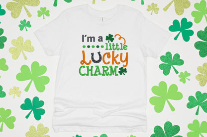 St. Patrick's Day Embroidered Kids T-Shirt or Baby Onesie