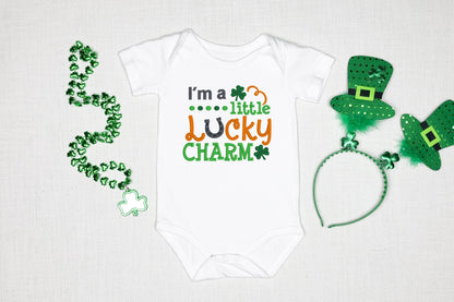 St. Patrick's Day Embroidered Kids T-Shirt or Baby Onesie