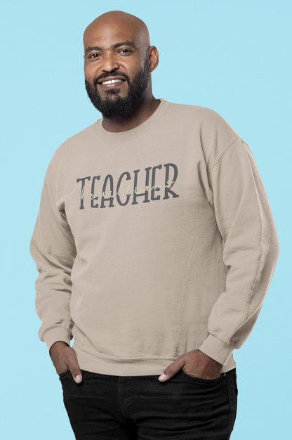 Teacher Embroiderd Sweatshirt with name