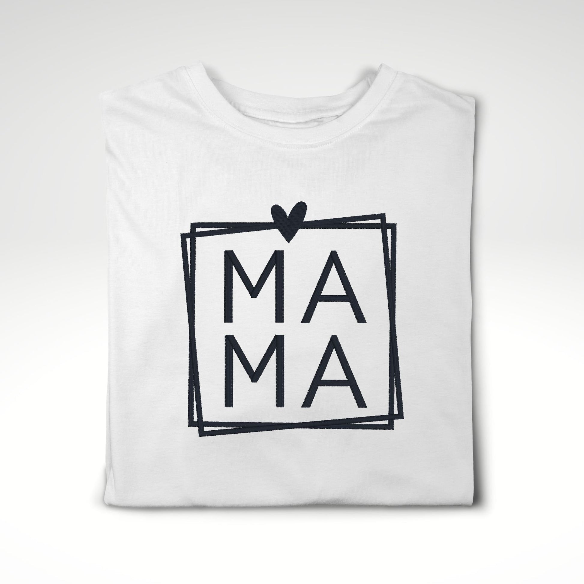MAMA embroidered t-shirt; Mother's day gift White S