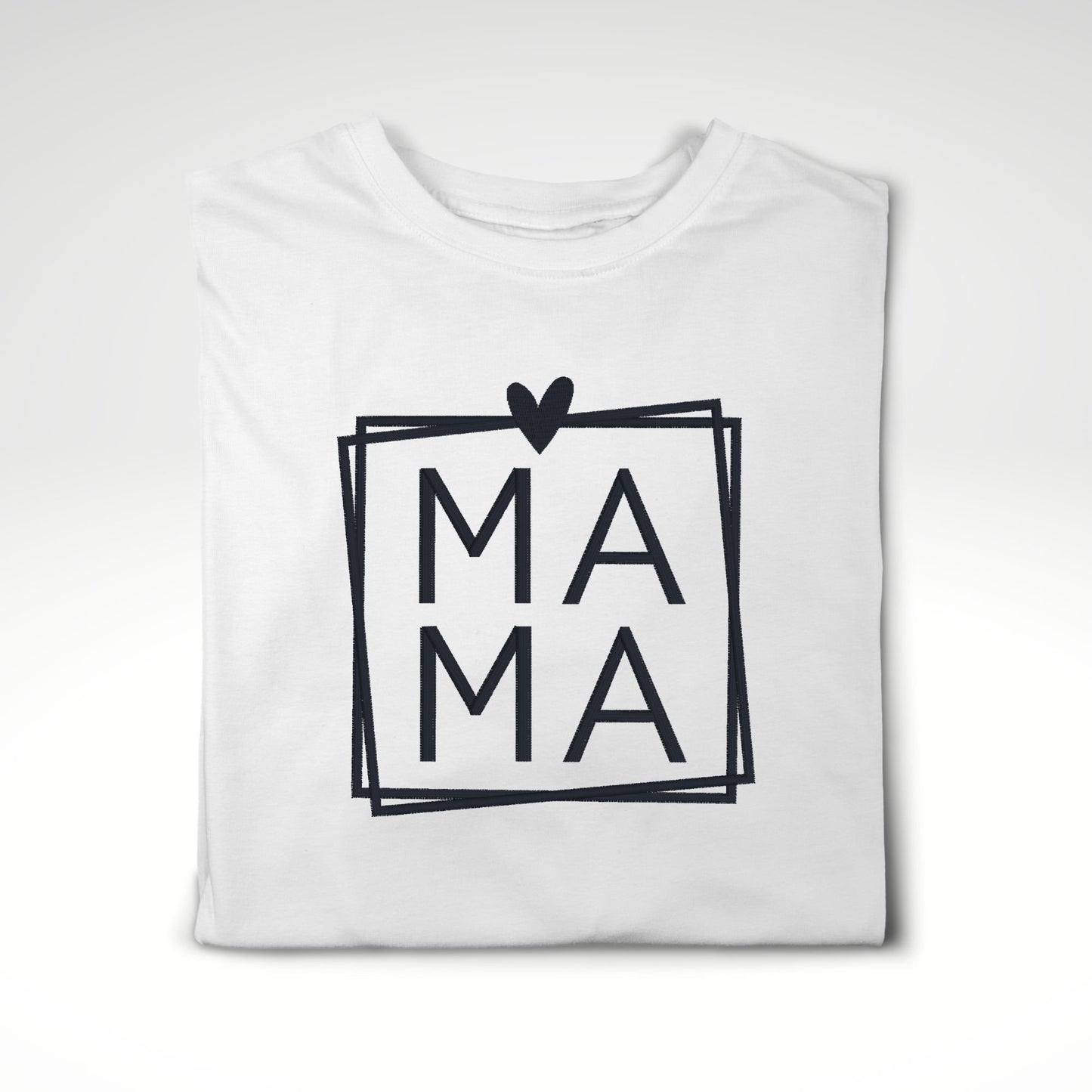 Custom MAMA embroidered t-shirt;  Mother's day gift