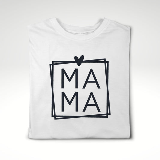 Custom MAMA embroidered t-shirt;  Mother's day gift