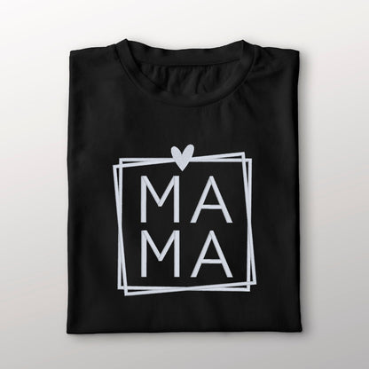 Custom MAMA embroidered t-shirt;  Mother's day gift