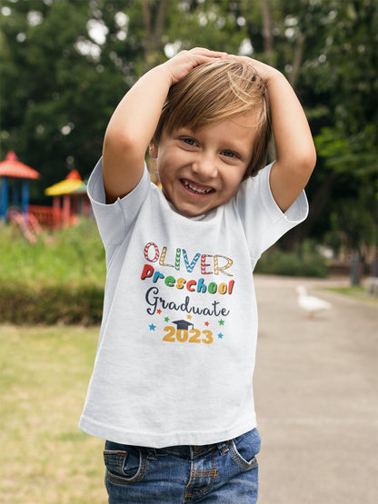 Preschool Graduation Embroidered T-Shirt