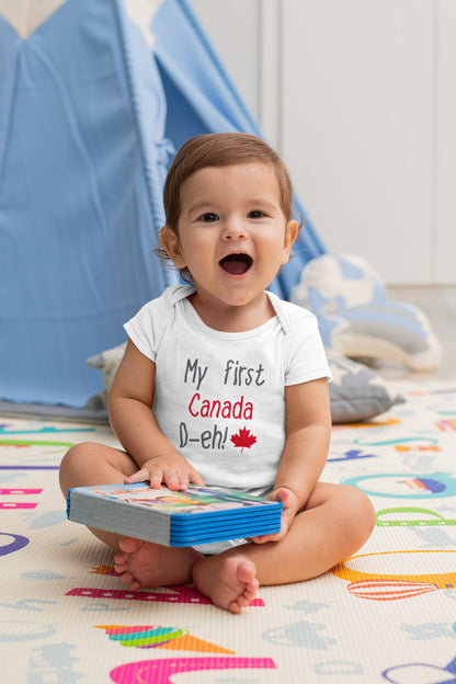 Canada Day embroidered baby onesie/toddler/youth t-shirt