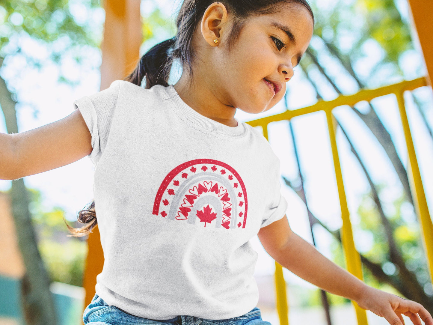 Canada Day embroidered baby onesie/toddler/youth t-shirt