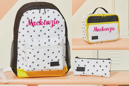 Backpack and Lunch Bag Set with Bonus Pencil Case